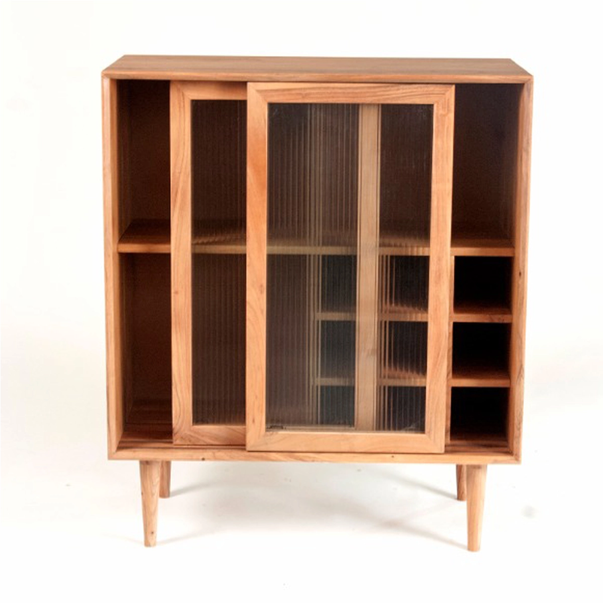 RetroGrove Mid-Century Curio Cabinet