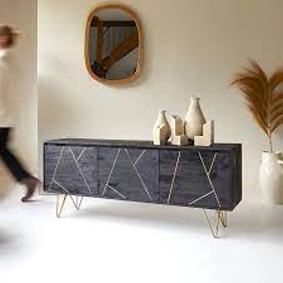 ContempoWood Black Fusion Sideboard
