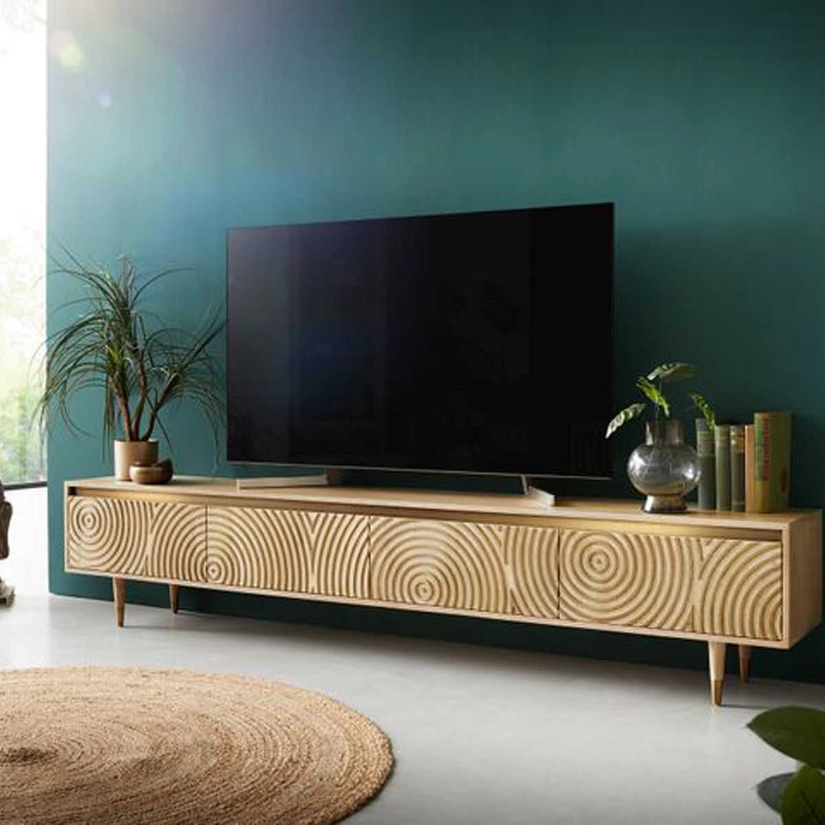 Stylish Rectangular TV Unit