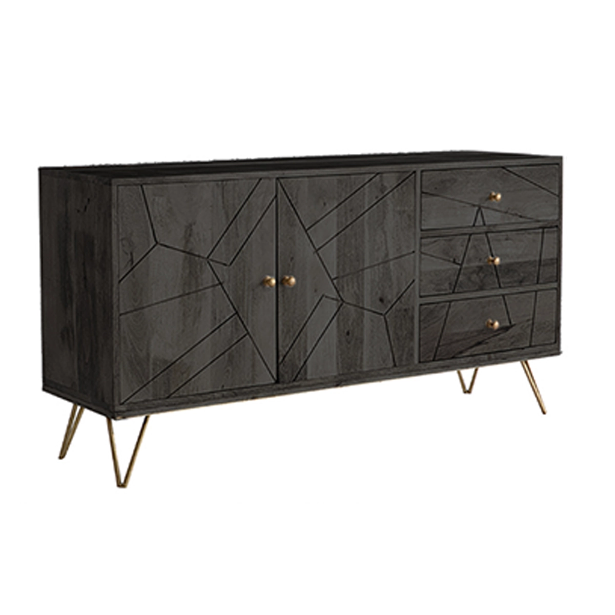 EleganceCraft Inlayed Essence Cabinet