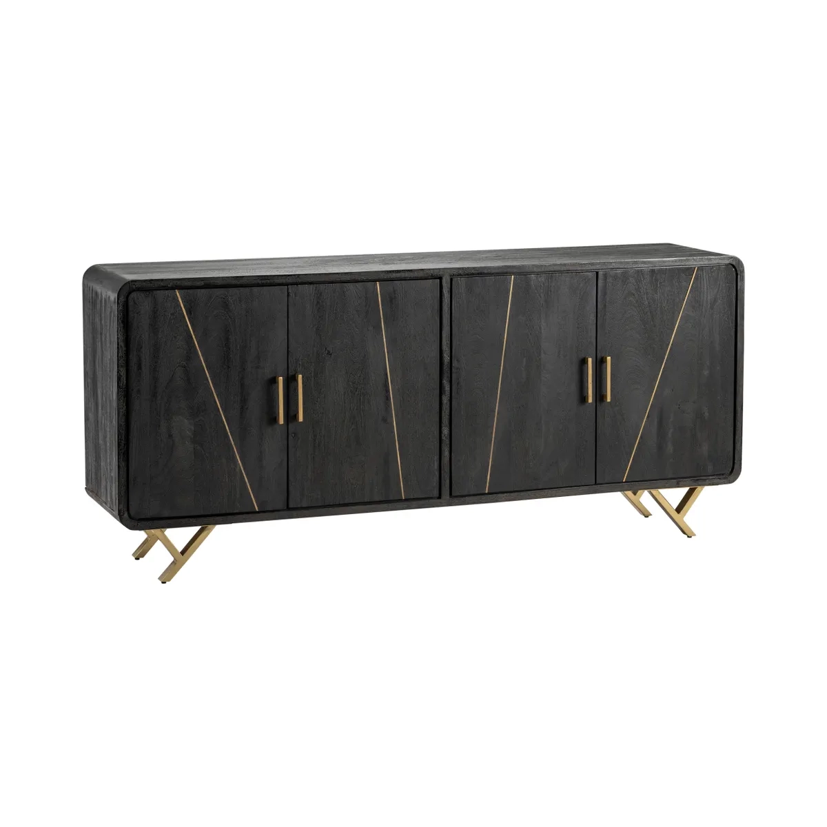 Midnight Luxe Mid-Century Sideboard